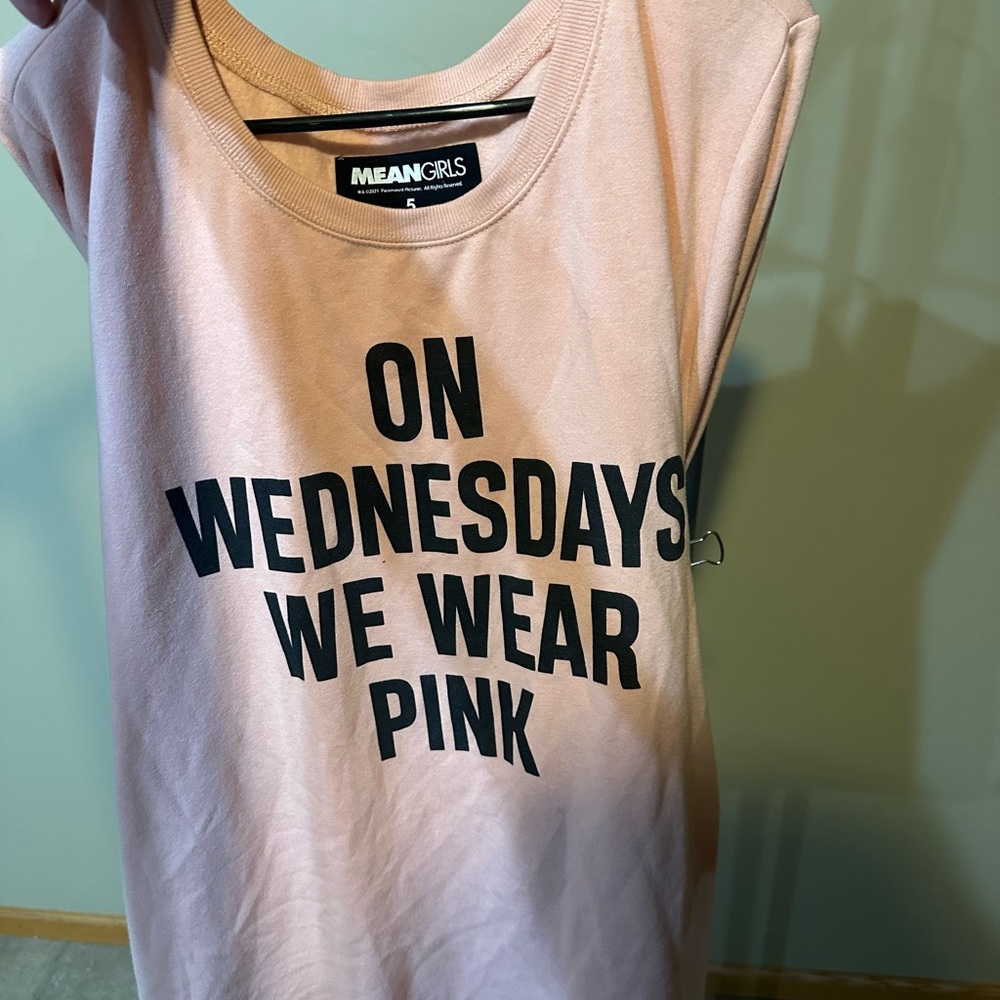 Mean Girls Pink Graphic Sweater